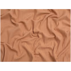 Minerva Core Range Wide Cotton Rib Stretch Knit - per metre - Light Rust