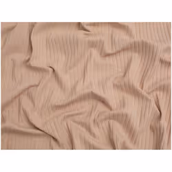 Minerva Core Range Wide Cotton Rib Stretch Knit - per metre - Beige
