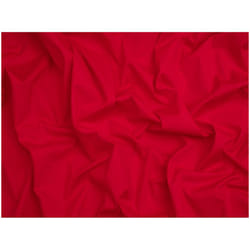 Minerva Core Range Silicone Stretch Woven Cotton Poplin - per metre - Red