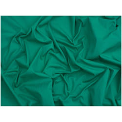 Minerva Core Range Silicone Stretch Woven Cotton Poplin - per metre - Green