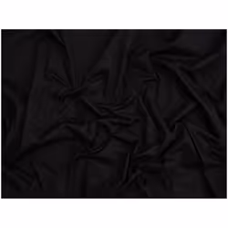 Minerva Core Range Silicone Stretch Woven Cotton Poplin - per metre - Black
