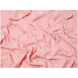 Minerva Melange Cotton Jersey Stretch Knit - per metre - Fresh Rose