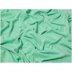 Minerva Melange Cotton Jersey Stretch Knit - per metre - Vivid Green