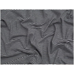 Minerva Core Range Cotton Jersey Stretch Knit - per metre - Black