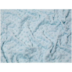 Minerva Embossed Dimple Plush Fleece - per metre - Powder Blue