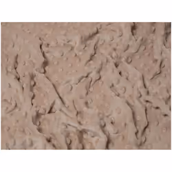 Minerva Embossed Dimple Plush Fleece - per metre - Flax