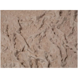 Minerva Embossed Dimple Plush Fleece - per metre - Flax