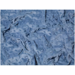 Minerva Embossed Dimple Plush Fleece - per metre - Soft Blue
