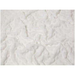 Minerva Embossed Dimple Plush Fleece - per metre - Ivory