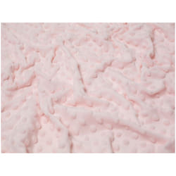 Minerva Embossed Dimple Plush Fleece - per metre - Light Pink