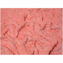 Minerva Embossed Dimple Plush Fleece - per metre - Coral