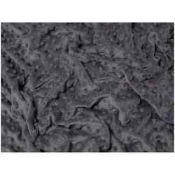 Minerva Embossed Dimple Plush Fleece - per metre - Dark Grey