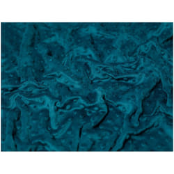 Minerva Embossed Dimple Plush Fleece - per metre - Teal
