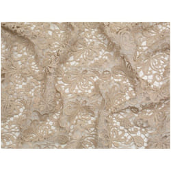 Minerva Heavy Guipure Lace Fabric - per metre - Gold