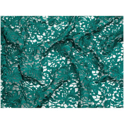 Minerva Heavy Guipure Lace Fabric - per metre - Peacock