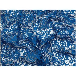 Minerva Heavy Guipure Lace Fabric - per metre - Royal Blue