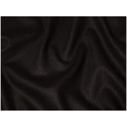 Minerva Textured 100% Ramie Linen - per metre - Black