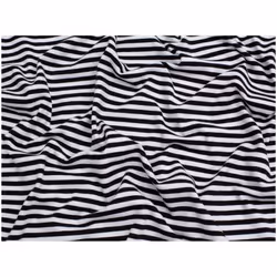 Minerva Cotton Jersey Stretch Knit - per metre - Black