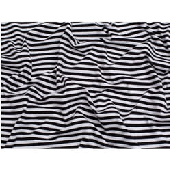 Minerva Cotton Jersey Stretch Knit - per metre - Black