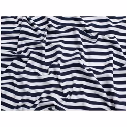 Minerva Cotton Jersey Stretch Knit - per metre - Navy Blue
