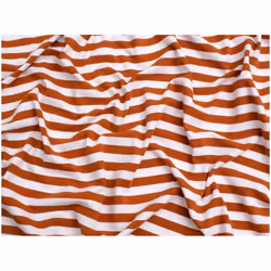 Minerva Cotton Jersey Stretch Knit - per metre - Rust