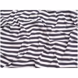 Minerva Cotton Jersey Stretch Knit - per metre - Dark Grey