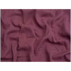 Minerva Cotton Triple Gauze - per metre - Dusky Pink