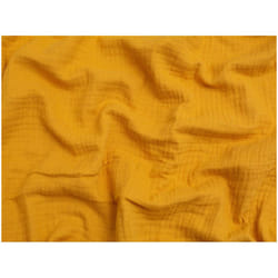 Minerva Cotton Triple Gauze - per metre - Ochre