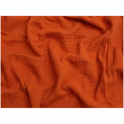 Minerva Cotton Triple Gauze - per metre - Terracotta