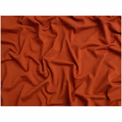 Minerva Core Range Recycled Cotton Jersey Stretch Knit - per metre - Rust