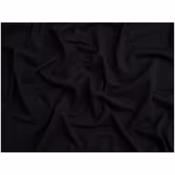 Minerva Core Range Recycled Cotton Jersey Stretch Knit - per metre - Black