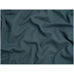 Minerva Waffle Textured Stretch Knit - per metre - Indigo Blue
