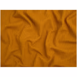 Minerva Waffle Textured Stretch Knit - per metre - Ochre