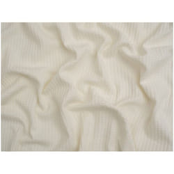 Minerva Waffle Textured Stretch Knit - per metre - Ivory