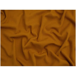 Minerva Core Range Mini Waffle Textured Stretch Knit - per metre - Ochre