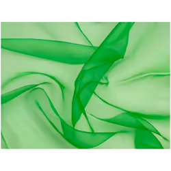 Minerva Sheer Organza - per metre - Bright Green