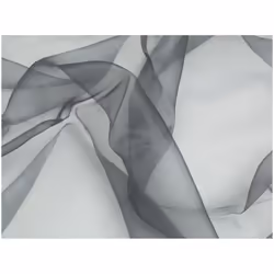 Minerva Sheer Organza - per metre - Graphite