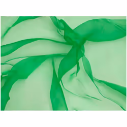Minerva Sheer Organza - per metre - Green