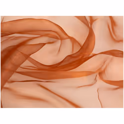 Minerva Sheer Organza - per metre - Copper