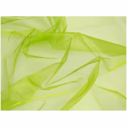 Minerva Sheer Organza - per metre - Lime Green