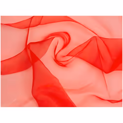 Minerva Sheer Organza - per metre - Red