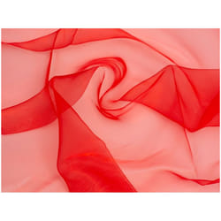 Minerva Sheer Organza - per metre - Red