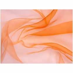 Minerva Sheer Organza - per metre - Burnt Orange