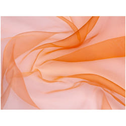 Minerva Sheer Organza - per metre - Burnt Orange