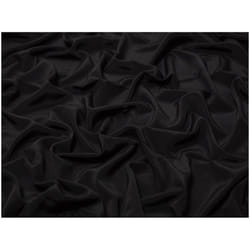 Minerva Polyester Morrocaine Crepe - per metre - Black
