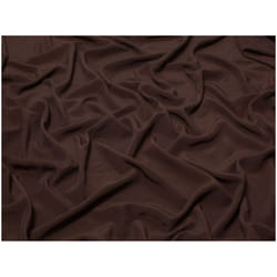 Minerva Polyester Morrocaine Crepe - per metre - Chocolate Brown