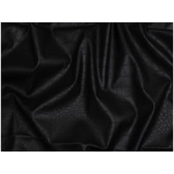 Minerva Aligator Faux Leather - per metre - Black