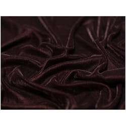 Minerva Triple Crown Velvet Fabric - per metre - Brown