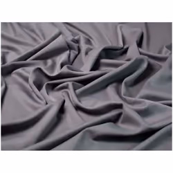 Minerva Soft Ponte Roma Double Stretch Knit Fabric - per metre - Mid Grey