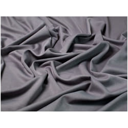 Minerva Soft Ponte Roma Double Stretch Knit Fabric - per metre - Mid Grey